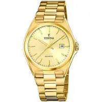 Festina Montre à affichage analogique or
