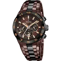 Festina Montre à affichage analogique marron