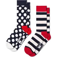 Happy socks Chaussettes '2-Pack Big Dot Socks' bleu foncé
