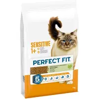 Perfect Fit Sensitive 1+ Croquettes à la dinde pour chats délicats 7 kg