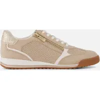 Marco Tozzi Baskets basses noisette / blanc