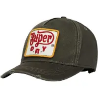 Superdry Casquette kaki / orange / rouge / blanc