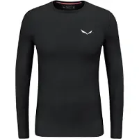 Salewa Cristallo Warm Alpine Merino Responsive Long Sleeve Base Layer Noir L Homme