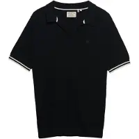 Superdry T-Shirt 'Johnny' ivoire / noir
