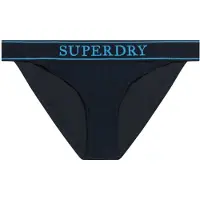 Superdry Femme Bas de Bikini Classique Avec Logo Navy Taille: 42