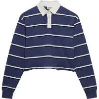 Superdry T-shirt oversize 'Athletic Essentials' saphir / noir / blanc