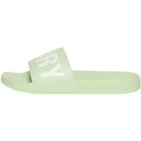 Superdry Claquettes / Tongs vert pastel / blanc