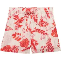 Superdry Pantalon crème / orange foncé / rouge vif