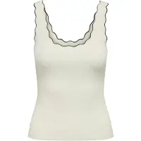 ONLY Top Nanna Scallop Edge Femmes