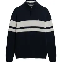Superdry Pull-over bleu nuit / blanc cassé