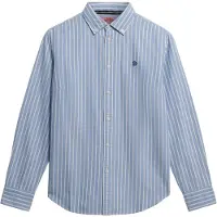 Superdry Chemisier bleu clair / blanc