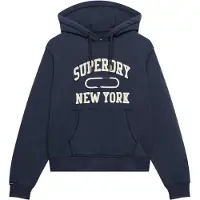 Superdry Sweat-shirt 'Athletic Essential' crème / bleu marine
