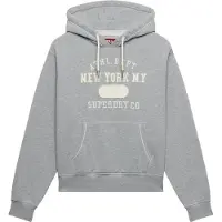 Superdry Sweat-shirt 'Essential' ivoire / gris chiné