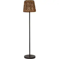 Star Trading 483-20, Lampe d'extérieur à poser au sol, Noir, Marron, Jardin, Terrasse, Ampoules non remplaçables, 1 ampoule, LED