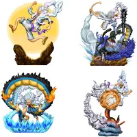 Megahouse Figurki One Piece Petitrama PVC Mini Statuy Logbox Re Birth Gear 9 cm Zestaw 4 szt.