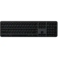 Satechi Clavier sans fil Slim EX3 – Technologie Bluetooth 5.3 – Compatible avec iOS, Android, Windows, MacOS – Mode économie d'énergie pour une autonomie de 12 mois – Noir