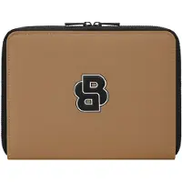 BOSS Collegiate-style folder with contrast logo detail
