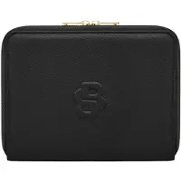 BOSS Porte-documents de conférence A5 noir grainé avec monogramme Double B