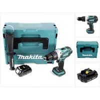 Makita DDF 458 Y1J Perceuse-visseuse sans fil 18V 91 Nm en Makpac avec 1x BL1815N batterie 1,5 Ah