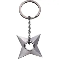 Naruto Porte-clefs Anime de - Shippuden - Shuriken Konoha - pour Indifférent - Standard - Taille Standard