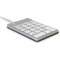 R-Go Tools Clavier numérique R-Go Numpad Break, clavier numérique ergonomique avec logiciel Break, câblé, blanc