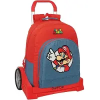 Safta Sac à Dos à Roulettes Evolution Super Mario 20.1l