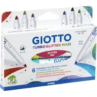 Giotto Feutres de coloriage Turbo Glitter (6x)