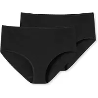 Schiesser Sous-Vêtement Schiesser Femme 175996 95/5 Black (Lot de 2)-S