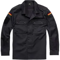 Brandit Chemise jaune / rouge feu / noir