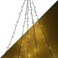 Konstsmide Éclairage 8m - 5x 100 led - 2100K pour mât de drapeau