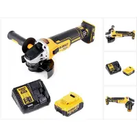 DeWalt DCG 405 M1 Meuleuse d'angle sans fil 18V 125mm Brushless + 1x batterie 4,0Ah + chargeur