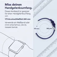 IMoshion Bracelet QuickFit en nylon - Connexion Garmin 20 mm - Taille L/XL - Vert