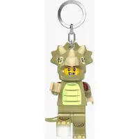 LEGO Porte-clés lumineux Le fan en costume de tricératops