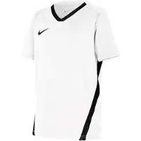 Nike T-shirt de sport pour jeunes, manches courtes, avec pointes, couleur blanche, pour garçons de 8 à 10 ans, couleur blanche, pour garçons de 8 à 10 ans