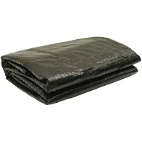 vidaXL Couverture de piscine noire 356 cm PE