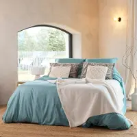 Douceur d'intérieur Housse de couette en percale de coton 100% ORIGINE