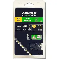 ARNOLD Chaîne de tronçonneuse 3/8", 1,3 mm - 57 maillons d’entraineurs - gouges demi-rondes
