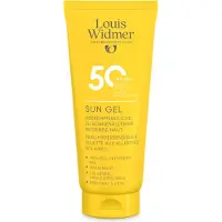 Louis Widmer Sun Gel SPF50 | Sans Parfum 100 ml Gel Protection Solaire
