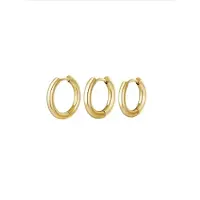 Cala Rose Boucles d'oreilles 'BASIC SET' or
