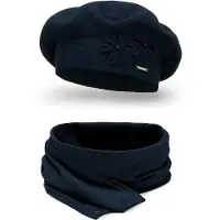 Vivisence Bonnet '7007 Set' bleu foncé
