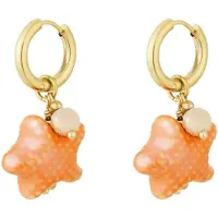 Cala Rose Boucles d'oreilles 'OCEAN STAR' orange