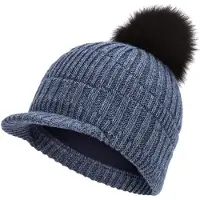Marhatter Bonnet bleu denim
