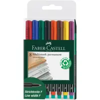 Faber-Castell MULTIMARK - marqueur permanent (8x)