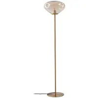 LINDBY Lampadaire , Lelia, Beige, Salle à manger, Verre, Design
