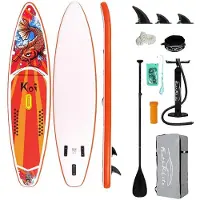 Dunlop Supfr01e Inflatable Paddle Surf Set Orange