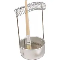Creativ Company Support pour laveur de pinceaux avec récipient 10308 Laveur de pinceaux