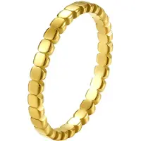 Hey Happiness Bague 'Stacked Bead' or