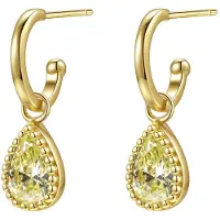 Hey Happiness Boucles d'oreilles 'August Birthstone' or