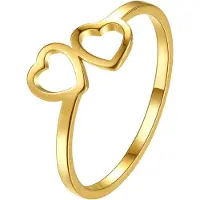 Hey Happiness Bague 'Connected Hearts' or