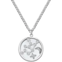 Hey Happiness Chaîne 'Radiant Virgo' argent
